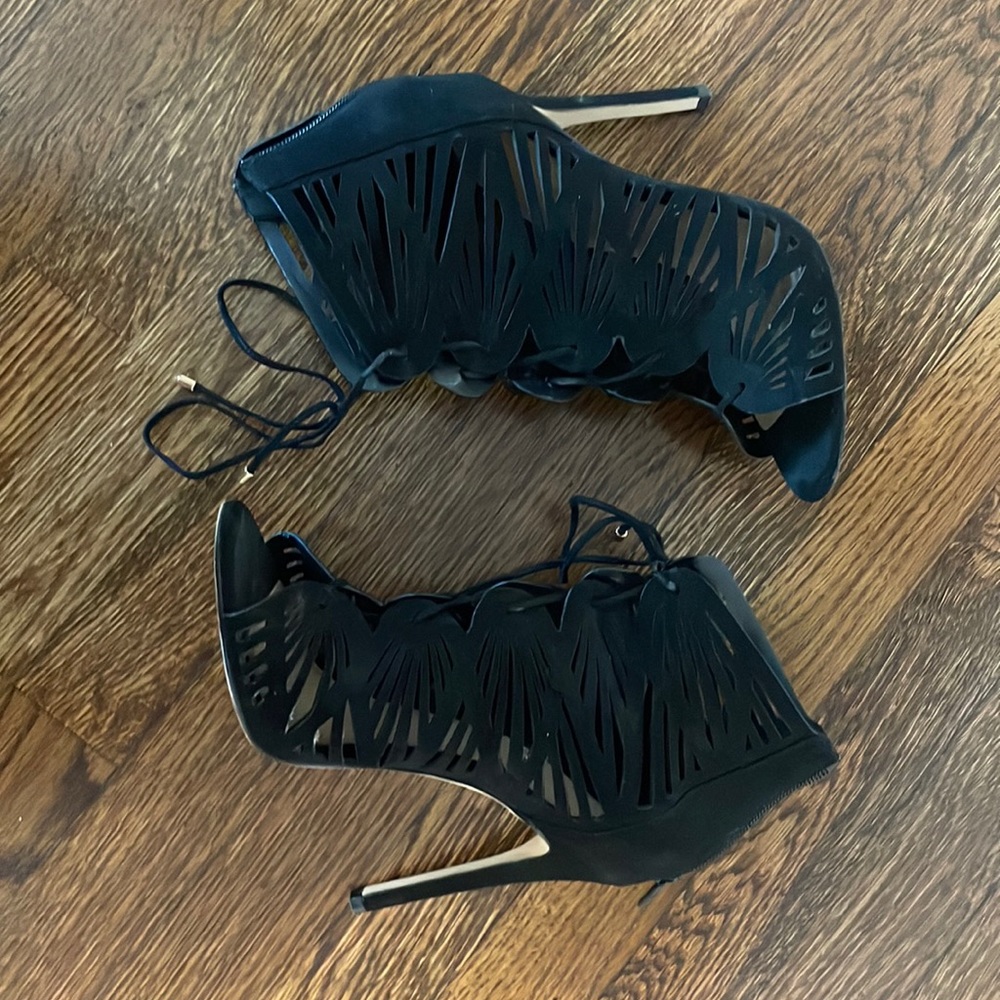 ALDO Black Suede Stilettos